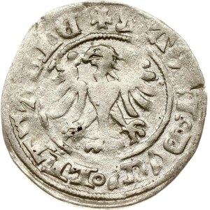 Litva Polgrosz ND (1495-1506) Vilnius bez hornej časti obrysu nad jazdcom