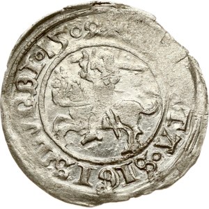 Lithuania Polgrosz 1509 Vilnius +MONETA.SIGISMVNDI horseman with scabbard