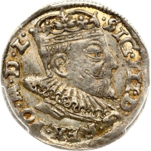 Lithuania Trojak 1593 Vilnius PCGS MS 62