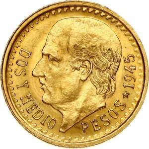 Mexico 2½ Pesos 1945