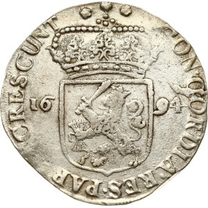 Niderlandzki srebrny dukat Zeeland 1694