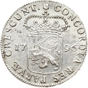 Netherlands Batavian Republic Utrecht Silver Ducat 1796