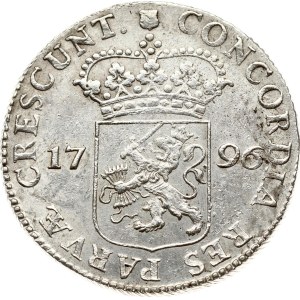 Netherlands Batavian Republic Utrecht Silver Ducat 1796