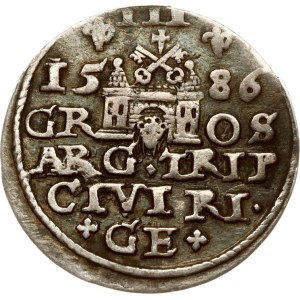 Poland Trojak 1586 Riga