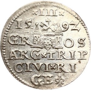 Poland Trojak 1592 Riga
