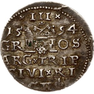 Poland Trojak 1594 Riga