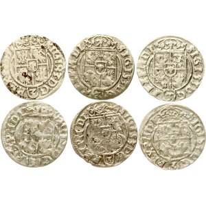Poland Poltorak 1621-1623 Bydgoszcz Lot of 6 coins