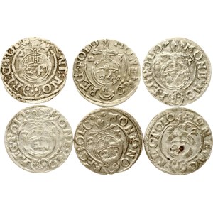 Poland Poltorak 1621-1623 Bydgoszcz Lot of 6 coins