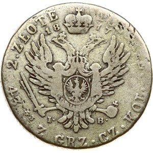 Poland 2 Zlote 1817 IB