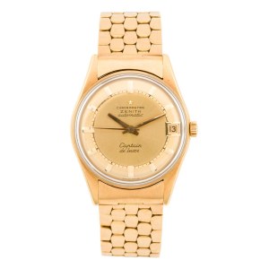 Watches - Zenith Capitan de Luxe chronometre 1960s a...