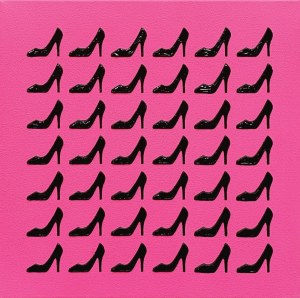 Jolanta Rudzka-Habisiak, SZPILKI LAQUER / BLACK / PINK z cyklu „Symbole”, 2022