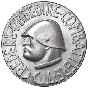 Medale włoskie - Okres faszystowski - Odznaka 1938 rok XVI. GIL. Op.