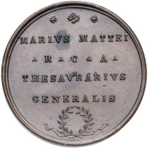 Medale włoskie - Państwa papieskie. Sede Vacante. Skarbnik Generalny Mo...