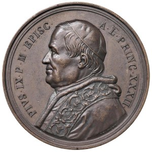 Italienische Medaillen - Kirchenstaat. Rom. Pius IX. 1846-1878. Medaille 18...