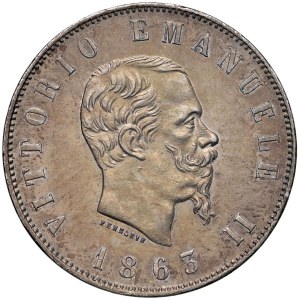 Savoy - Kingdom of Italy. Victor Emmanuel II (1861-1878). 2 Lire stem...