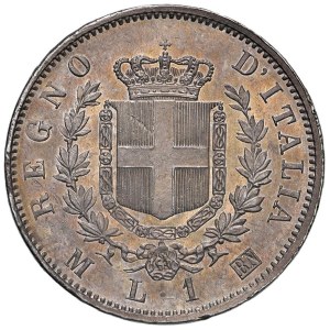 Savoy - Kingdom of Italy. Victor Emmanuel II (1861-1878). 1 Lira stem...