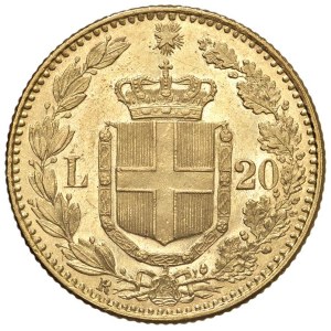 Savoy - Kingdom of Italy. Umberto I (1878-1900). 20 Lire 1884. Au gr. 6,.