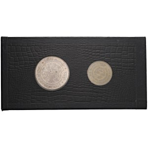 Foreign Mints - Ceylon. Set da 2 monete per i 2500 anni di buddismo.