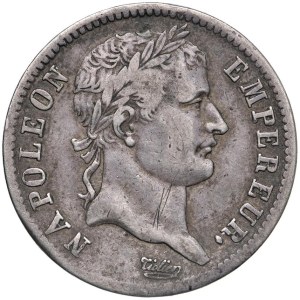 Ausländische Münzstätten - Frankreich. Napoleon I. Kaiser (1804-1814). 1 Franco...