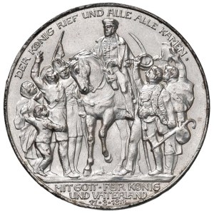 Ausländische Münzstätten - Deutschland. Guillaume II (1888-1918). 3 Mark 1913. 100° ...