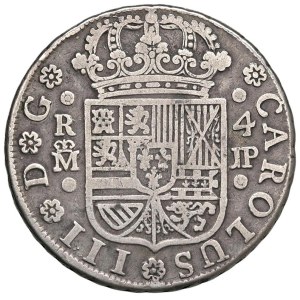 Ausländische Münzstätten - Spanien. Karl III. (1759-1788). 4 Reales 1761 Madrid. A...