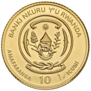 Gold &amp; Silver Ounce - Rwanda. 10 Icumi 2015. Au 999, gr. 0.50....