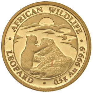 Gold & Silver Ounce - Somalia. 20 Shilling 2019. Au 999, gr. 0,50....