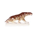 Figurine Tiger, Manufactory of Ceramic Products Steatite.