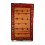 designed by Helena SUŁKOWSKA-PAWLIK (b. 1940), Kilim "Anemony," Zakopane Pattern Workshop, 1955