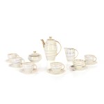 designed by Wincenty POTACKI (1904 - 2001), Coffee service "Joanna", Table Porcelany Plant "Karolina".