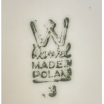 designed by Zbigniew ŚLIWOWSKA-WAWRZYNIAK (1931 - 2003), "Kropla" vase, "Krzysztof" Table Porcelany Factory in Walbrzych