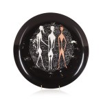 by Ada ADAMCZYK, Decorative platter, Porcelany Stołowa "Krzysztof" ("Wawel") Porcelany Stołowa Factory.