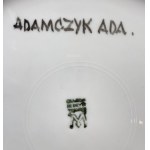 by Ada ADAMCZYK, Decorative platter, Porcelany Stołowa "Krzysztof" ("Wawel") Porcelany Stołowa Factory.