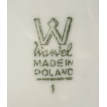 designed by Marta KUCHARSKA, Double vase, Zakłady Porcelany Stołowej "Krzysztof" ("Wawel") Porcelany Stołowej "Krzysztof" ("Wawel") Works.