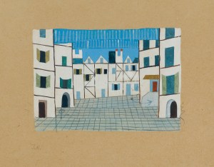 Jerzy Nowosielski, PROJEKT SCENOGRAFII, 2 poł. lat 50 XX w.