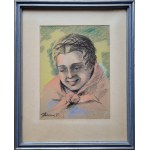 CHMURA, Peter (1888-1981?) - Ritratto. Anni '20/'30.