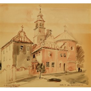 NOWAKOWSKA-ACEDAŃSKA, Irena (1909-1983) - Lublin: the post-Bernardine church of the Conversion of St. Paul.
