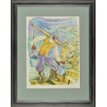 GOLDBERG, Chaim (1917-2004) - Nosiwoda z Kazimierza