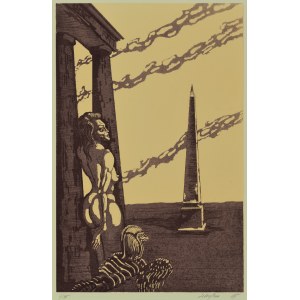 LEBENSTEIN, Jan (1930-1999) - Obelisk. 1985