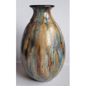 GUÉRIN, Roger (1896-1954). Ceramic vase in the art déco style