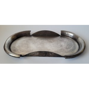 KEILOWA, Julia (1902-1943). Taca art déco, plater. Bracia Henneberg, Warszawa, lata 30-te XX w.