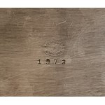 KEILOWA, Julia (1902-1943). Taca art déco, plater. Bracia Henneberg, Warszawa, lata 30-te XX w.