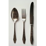 Dinnerware set, plater. Norblin and Ska plating factory, Warsaw, 1919-1939