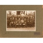 Karol Pęcherski (1861 - 1931), Photograph autographed by the Marshal, "Jozef Pilsudski surrounded by officers of the adjutant general