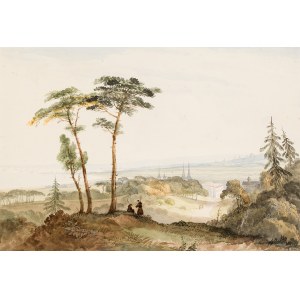 John Christian Schetky (1778 - 1874), Panorama of Danzig.