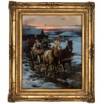J. Konarski (19th century), "Evening Ride."