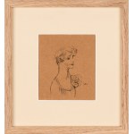 Jozef Mehoffer (1869 - 1946), "Lady with a flower".