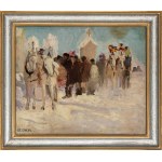 Stanislaw Galek (1876 - 1961), "Highland wedding procession".