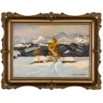 Stefan Filipkiewicz (1879 - 1944), "Winter panorama of the Tatra Mountains from Zakopane".