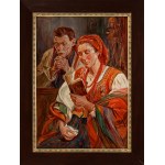 Wincenty Wodzinowski (1866 - 1940), "Prayer."